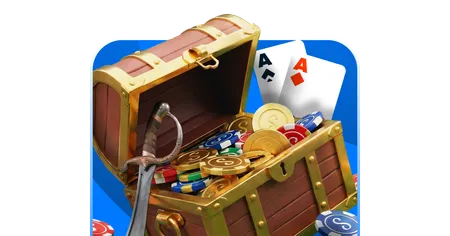 Juego visual con marco geométrico y tonos verde agua para casino online.